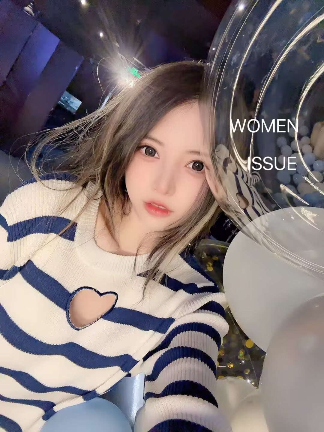 毛衣上的爱心，和你一样甜